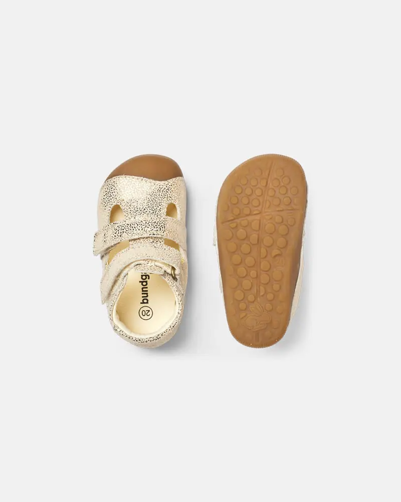 Детские босоногие сандалии Bundgaard Petit Summer Ivory Gold, фото 2