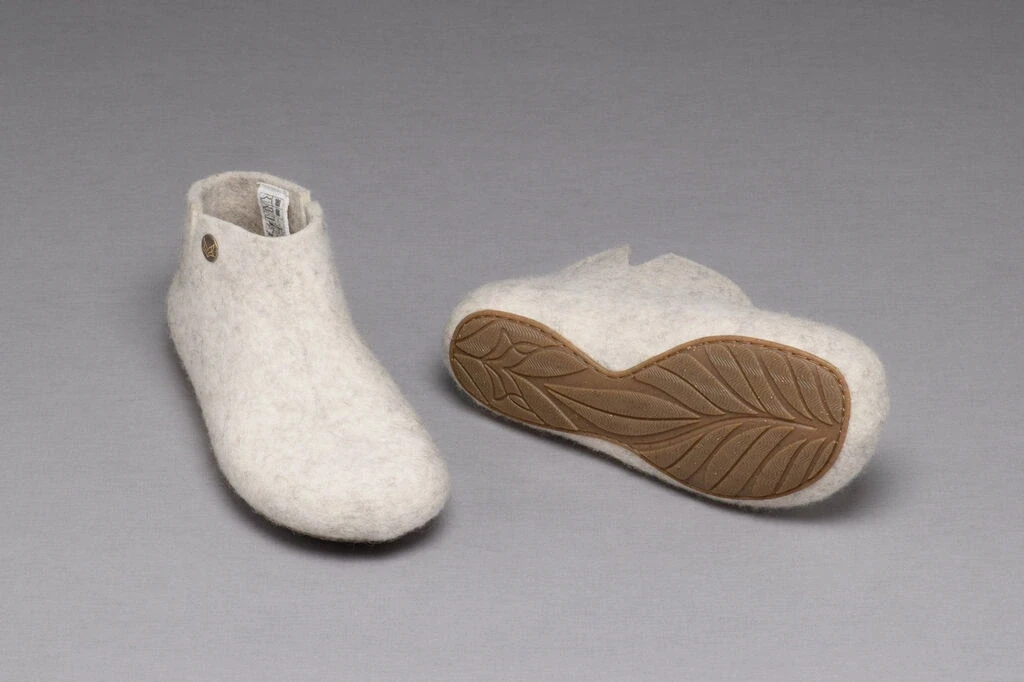 Босоногие тапочки Wildling Lotus для детей — серый, натуральный бежевый, белый, фото 6